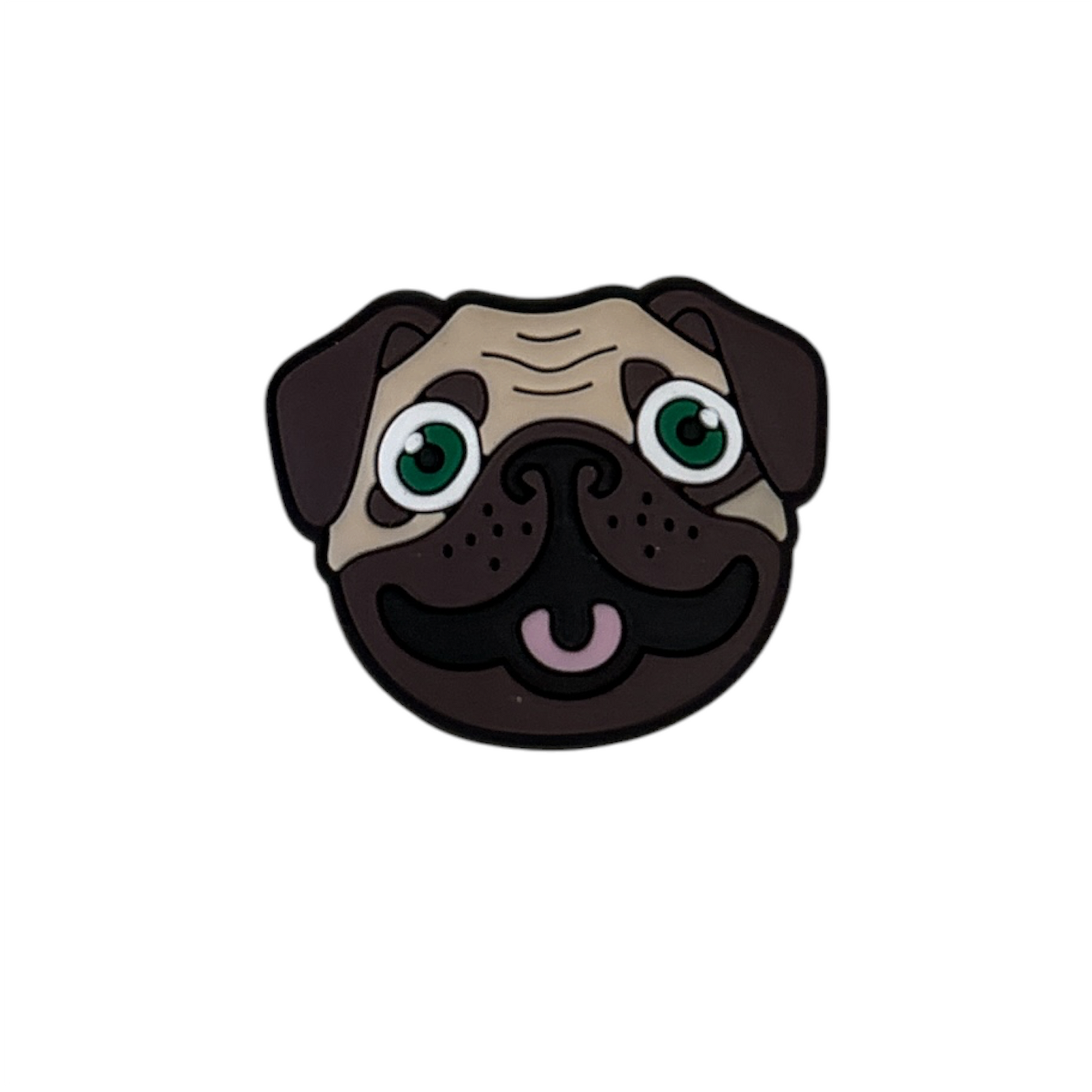 Pug Dog Shoe Charm