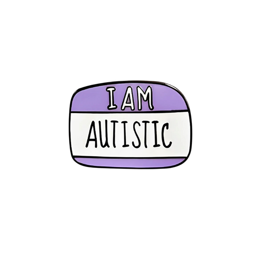 I Am Autistic Enamel Brooch Pin