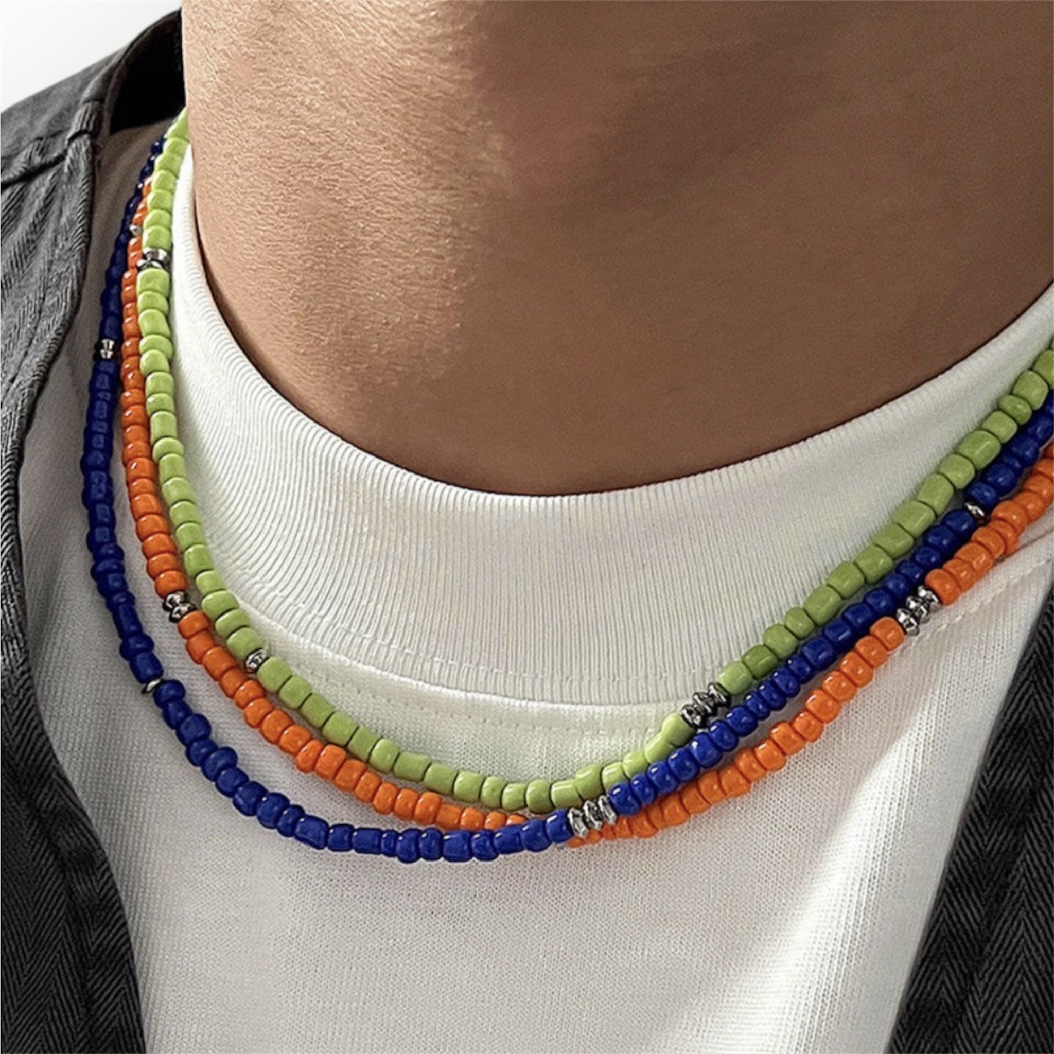 Men’s necklace beads 