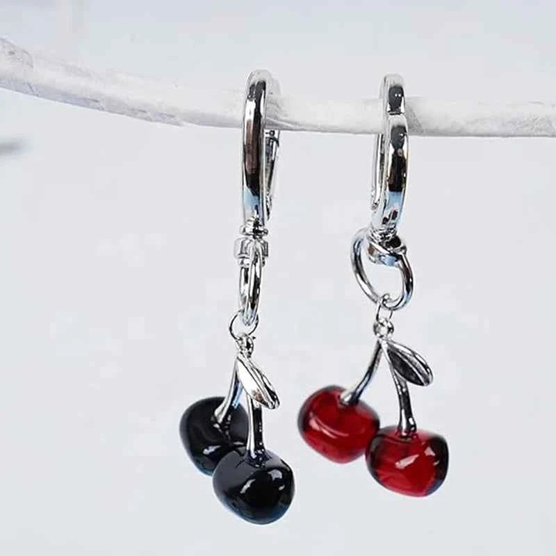 Cute Keyring Cherry Bag Charms Keychains Women Keychain