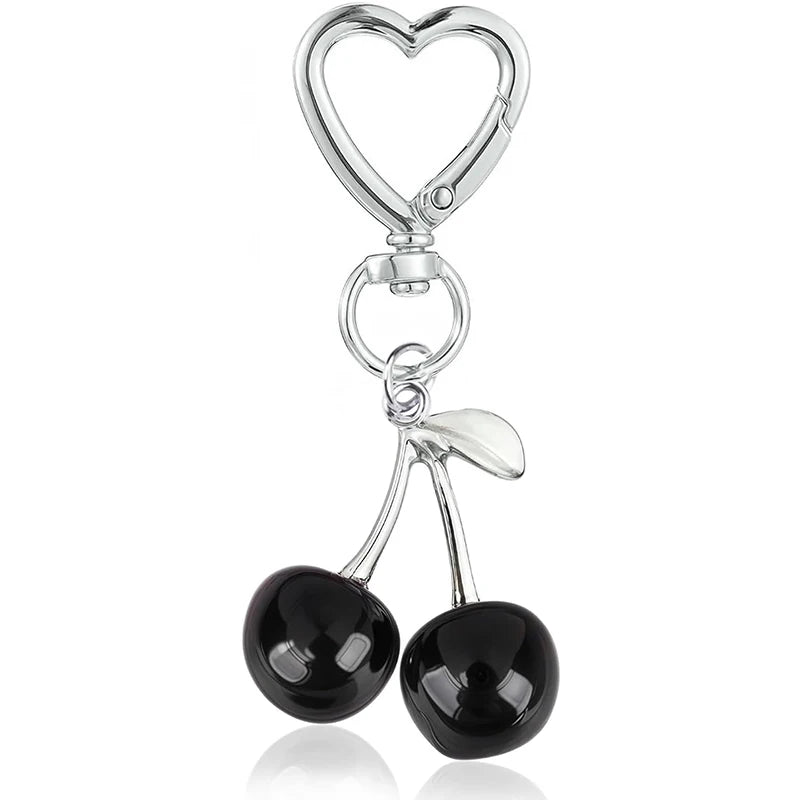 Cute Keyring Cherry Bag Charms Keychains Women Keychain