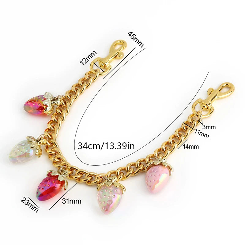 Fruit Shoulder Bag Extension Chain Handbag Shoulder Strap