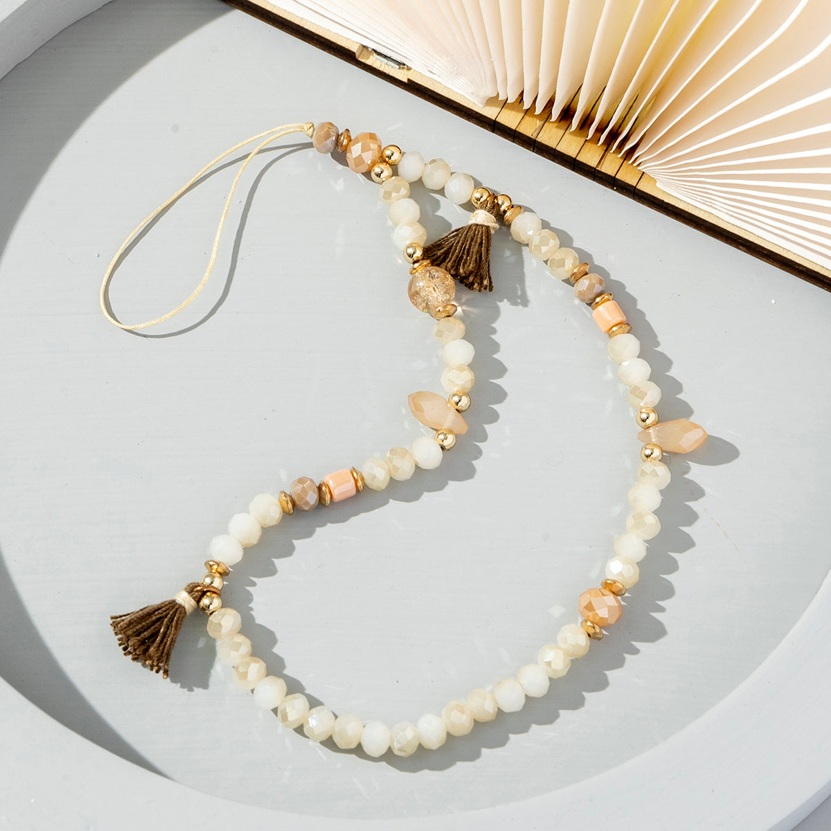 Pearl Star Phone Charm Elegant Mobile Lanyard