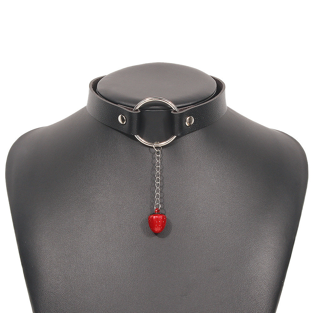 leather neck chocker