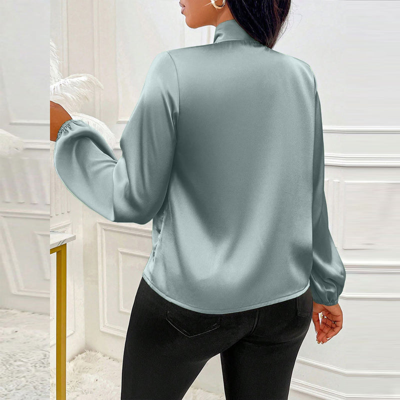 Women's Elegant Satin Blouse