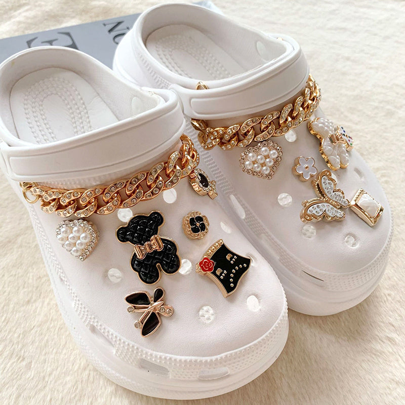 12pc Teddy Bear Shoe Charms