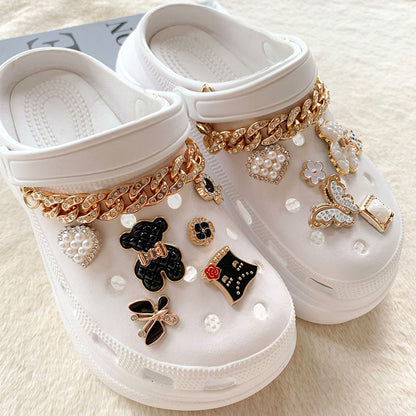 12pc Teddy Bear Shoe Charms