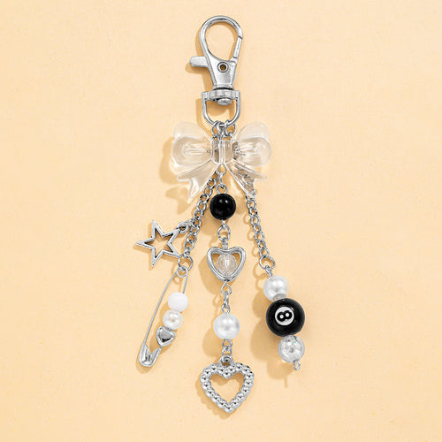 8 Ball Gothic Keychain Pendant