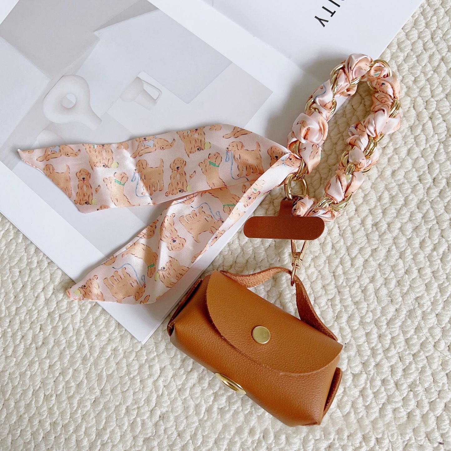 High-End Leather Phone Lanyard & Elegant Bag