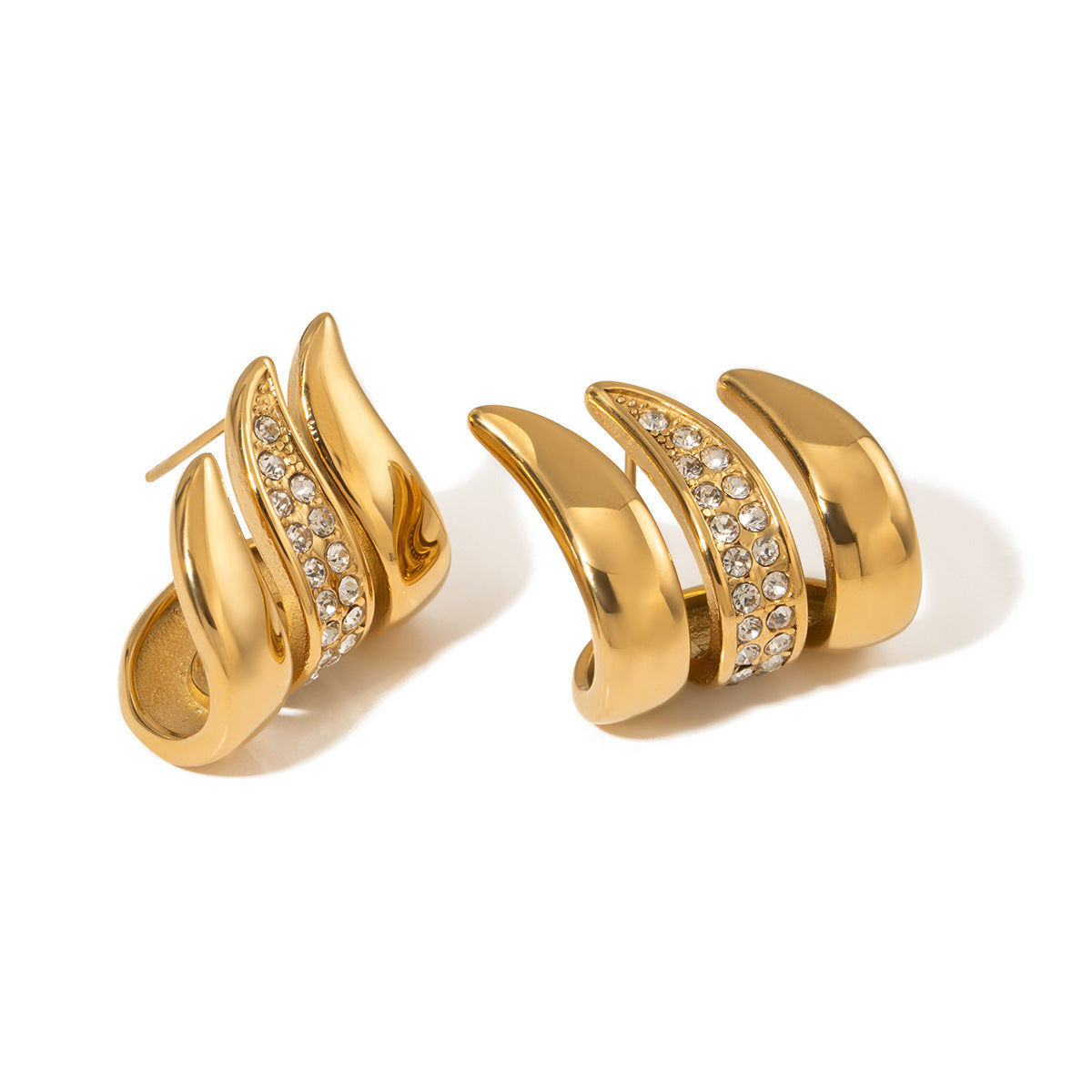 Champagne Wing Earrings