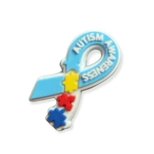 Blue Ribbon Shoe Charm - Savge Charmz