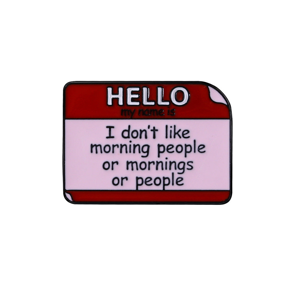 Mood Personality Antisocial Brooches - Savge Charmz