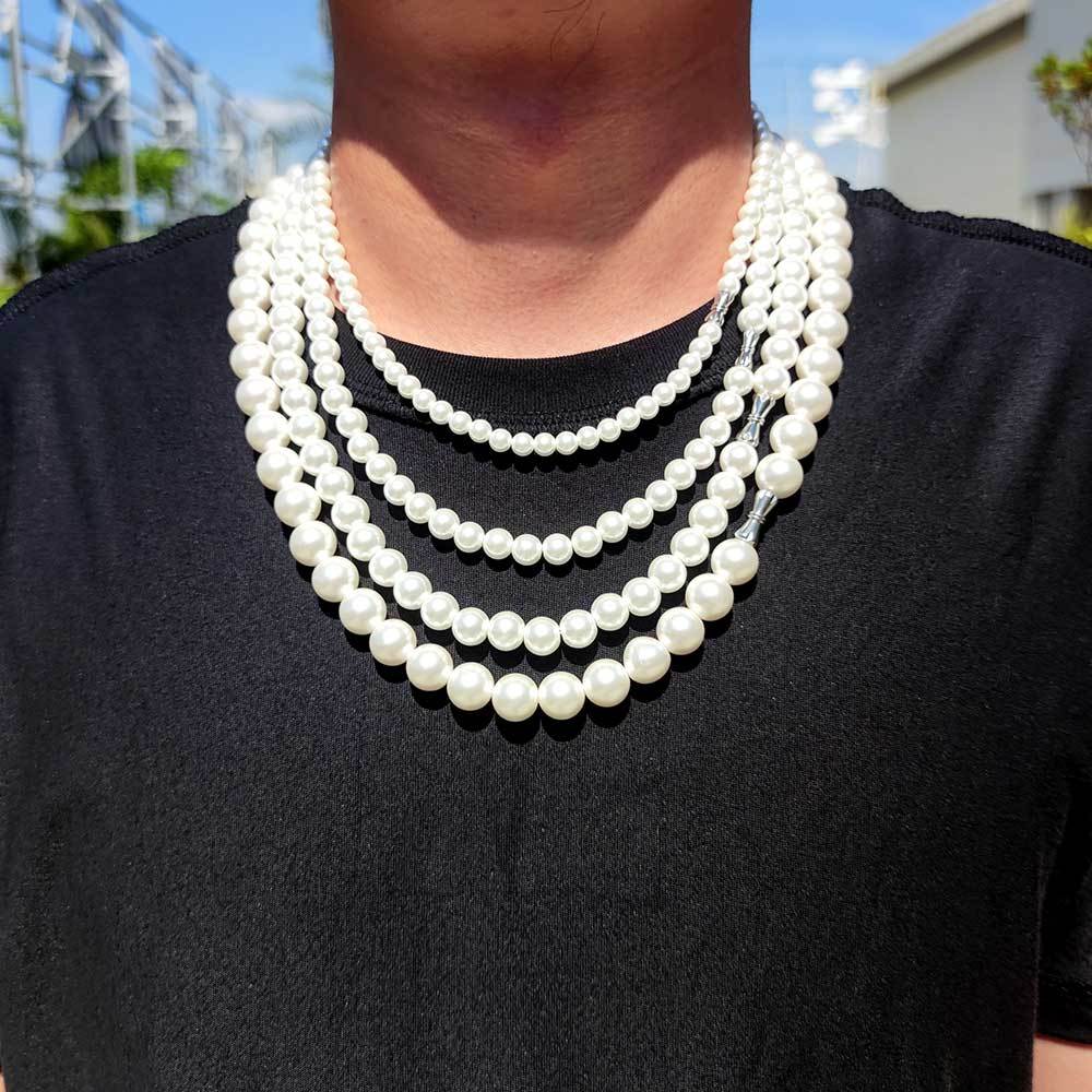 Men's Pearl Necklace
