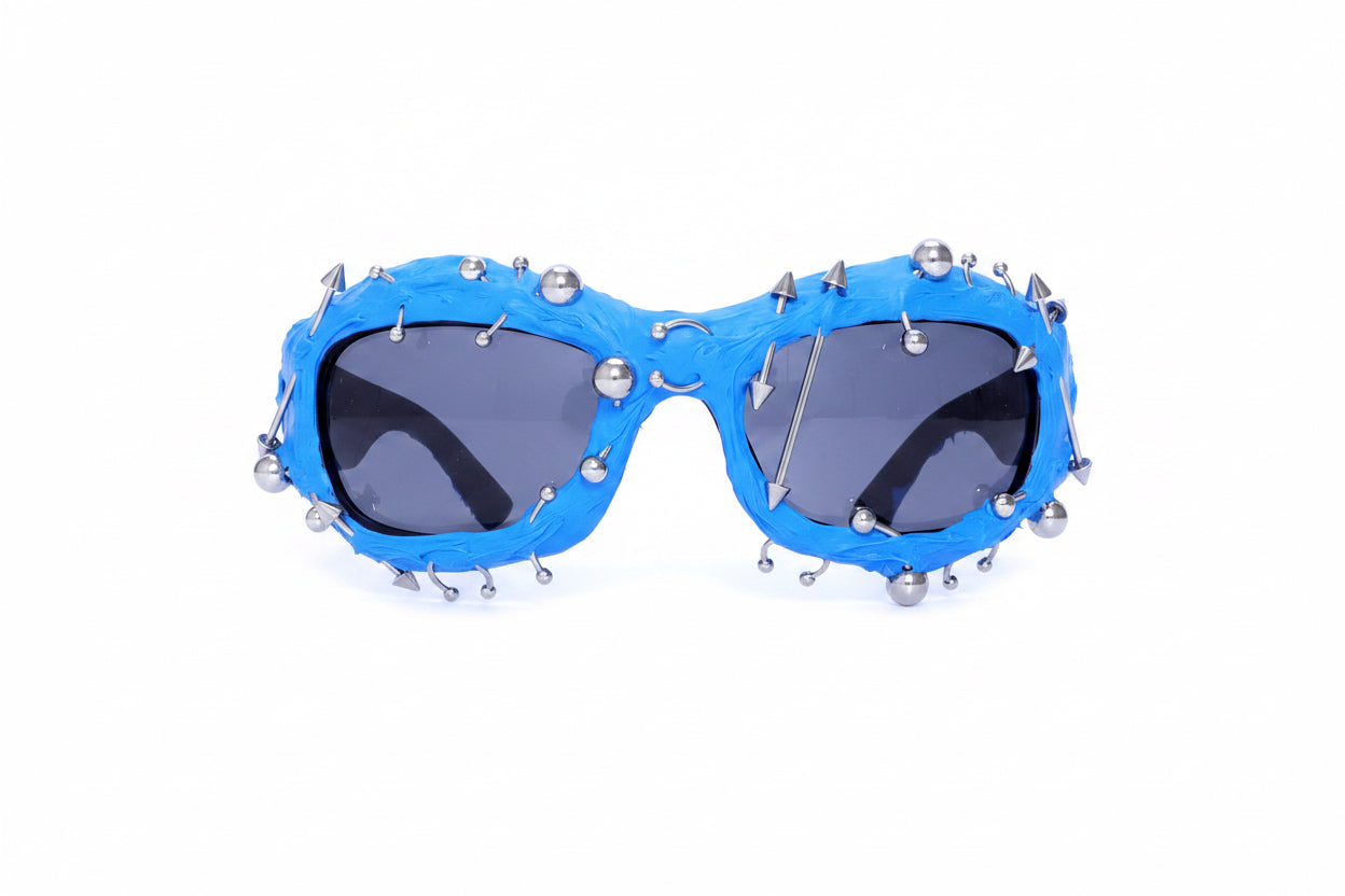 Vinyl Punk Rock Sunglasses - Savge Charmz
