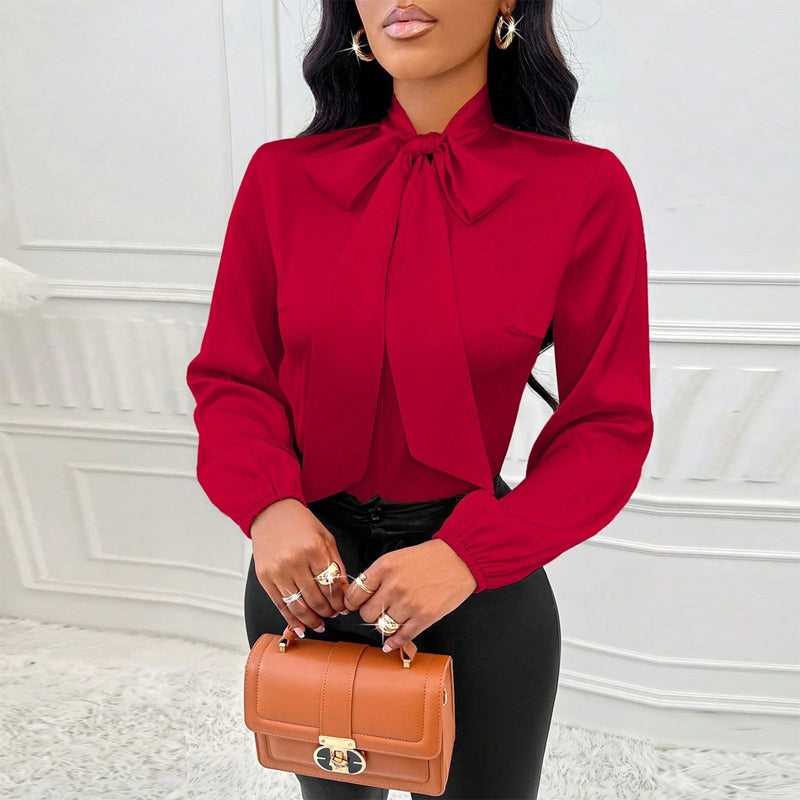 Women's Elegant Satin Blouse
