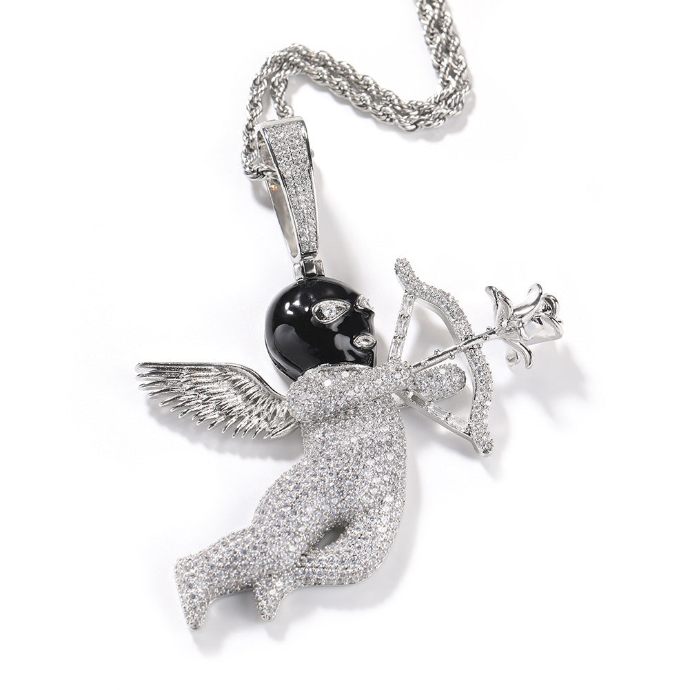 Masked Up Angel Necklace