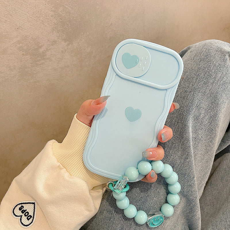 Simple Heart  Mobile Phone Case with Lanyard