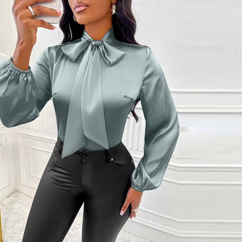 Women's Elegant Satin Blouse