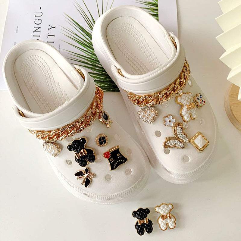 12pc Teddy Bear Shoe Charms