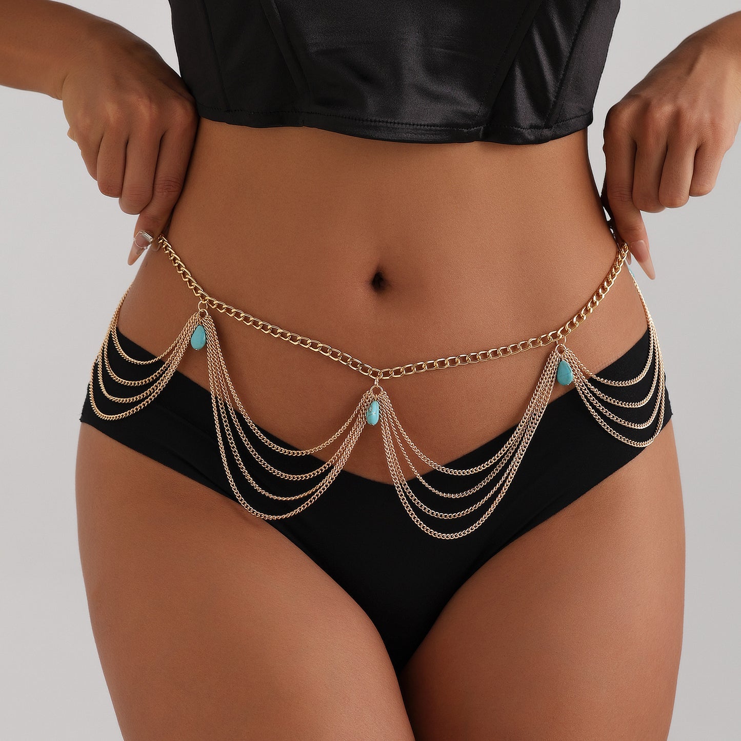 Turquoise Waist Belly Chain