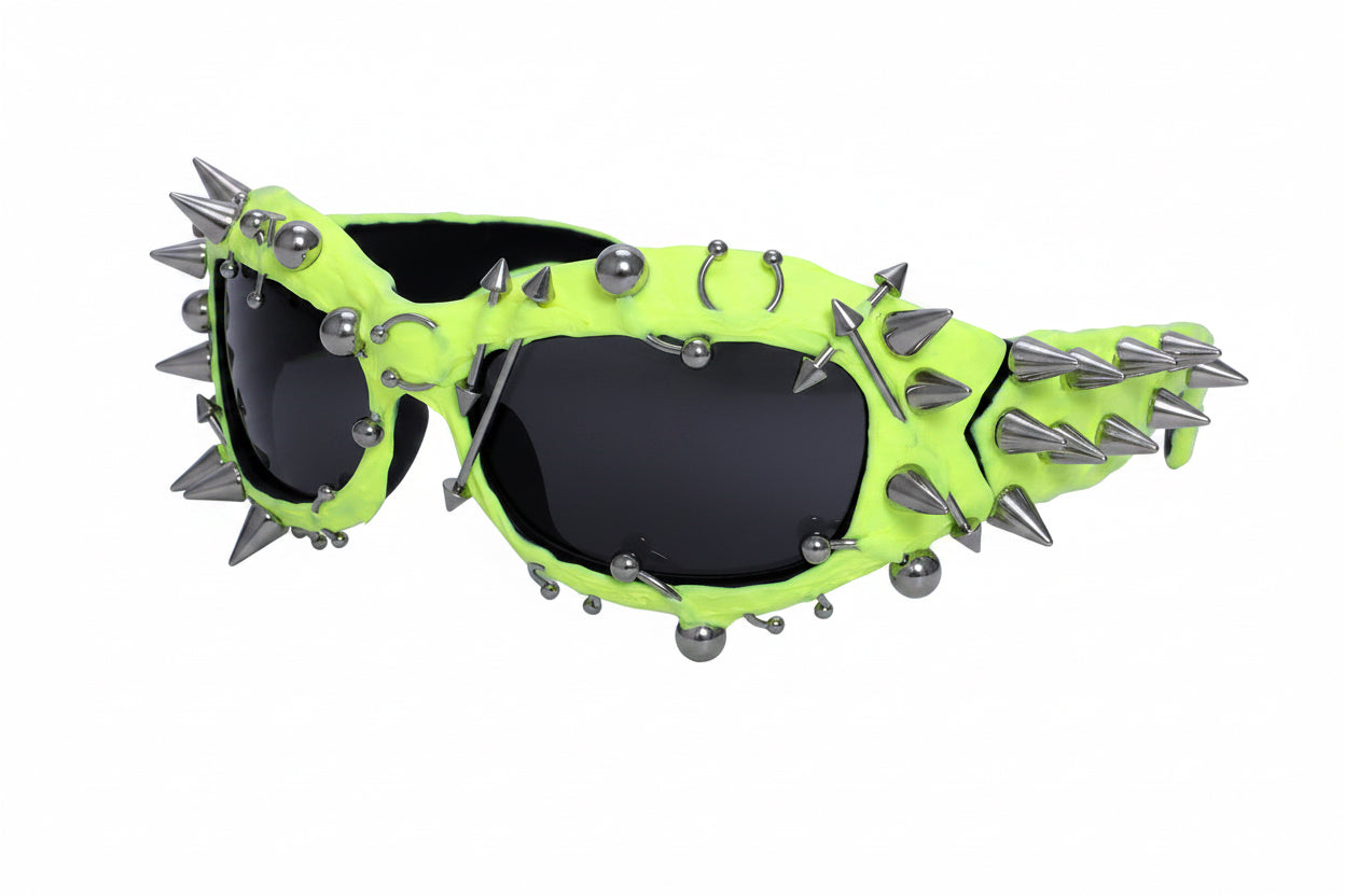 Vinyl Punk Rock Sunglasses - Savge Charmz