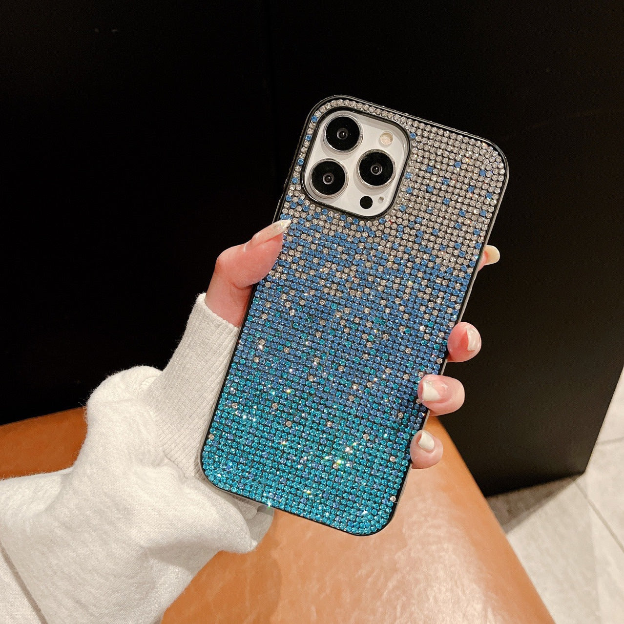 Funda de teléfono Diamond con borde degradado