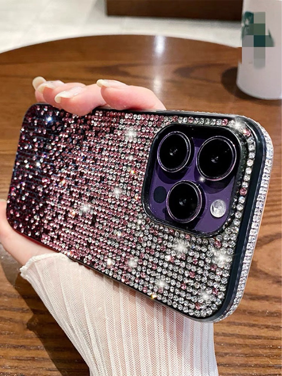 Funda de teléfono Diamond con borde degradado