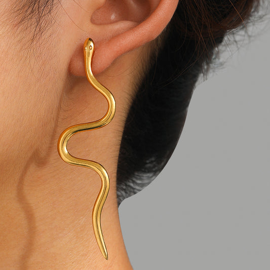 Snake Wave Earrings