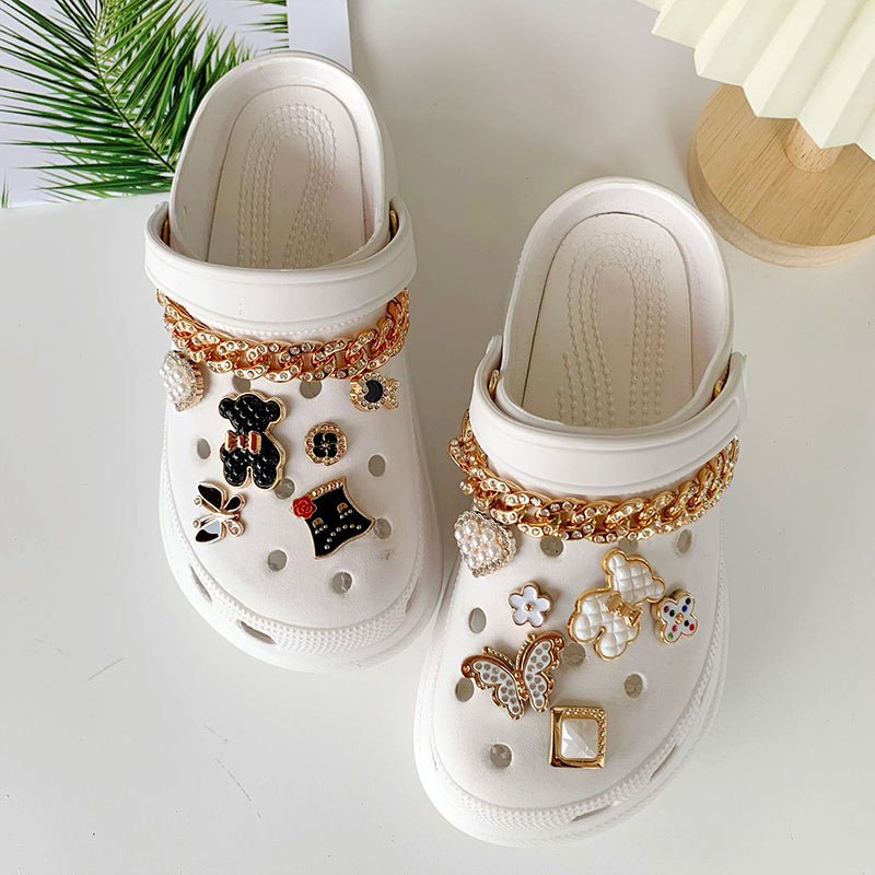 12pc Teddy Bear Shoe Charms