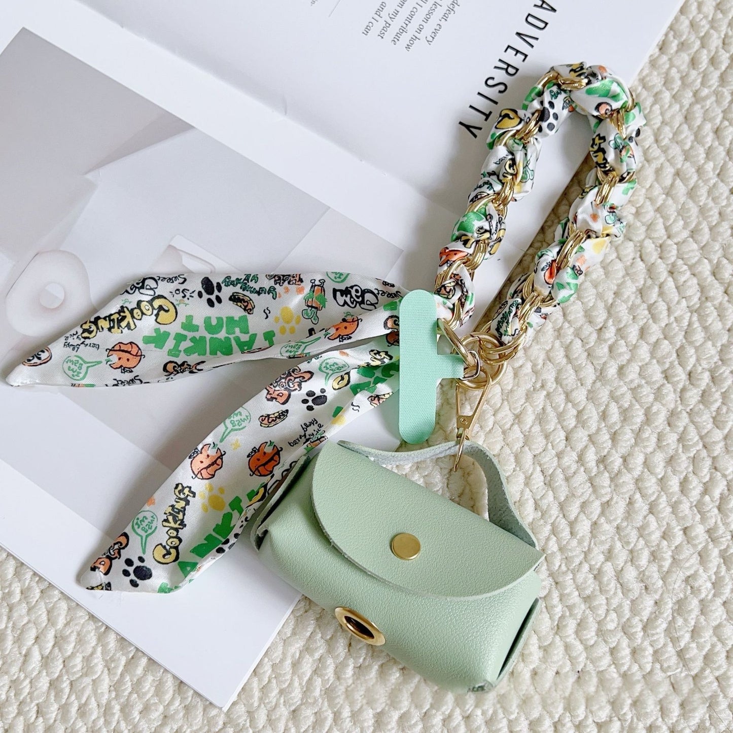 High-End Leather Phone Lanyard & Elegant Bag