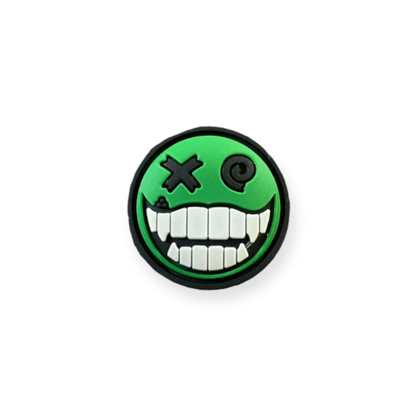 Evil Green Emoji Shoe Charm - Savge Charmz
