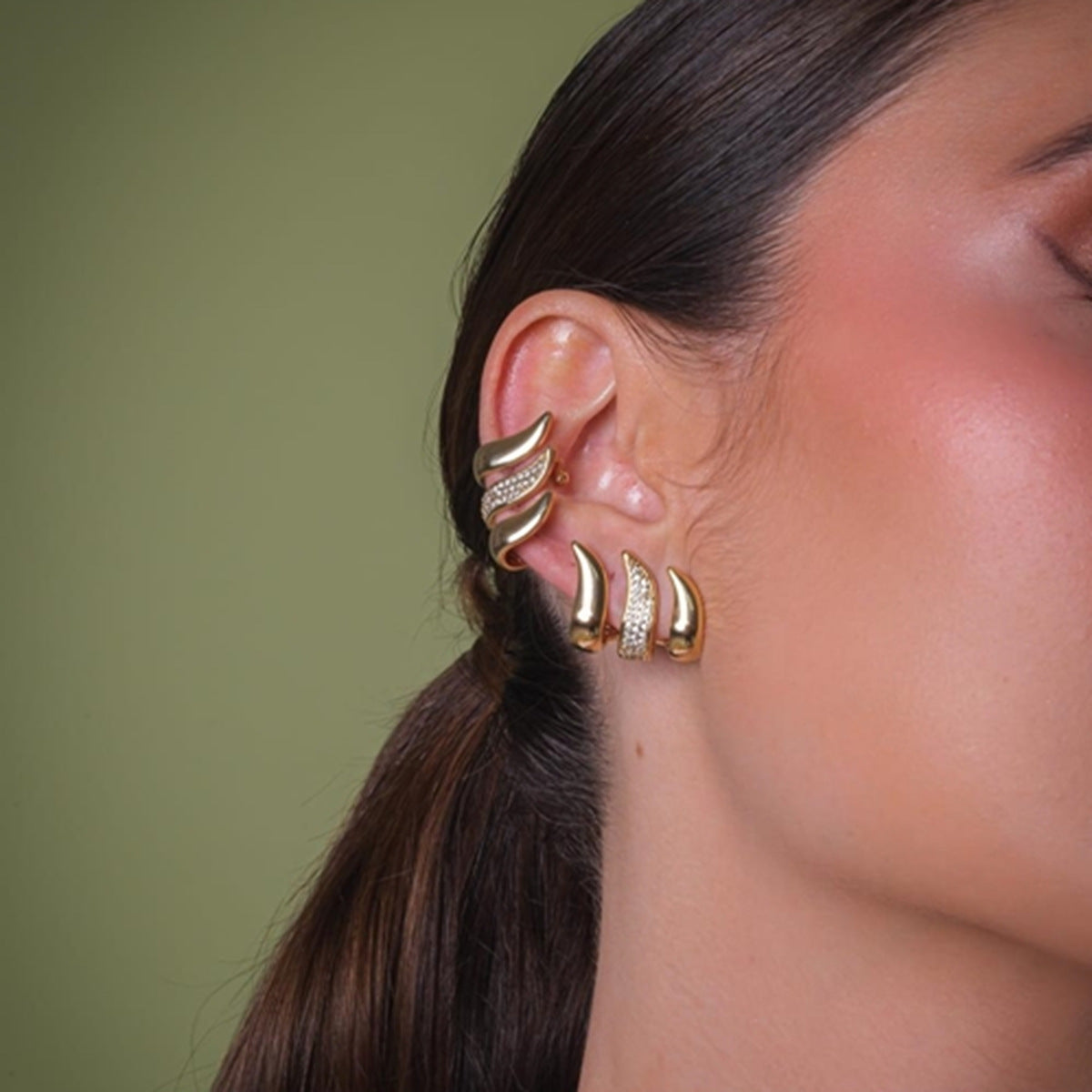 Champagne Wing Earrings