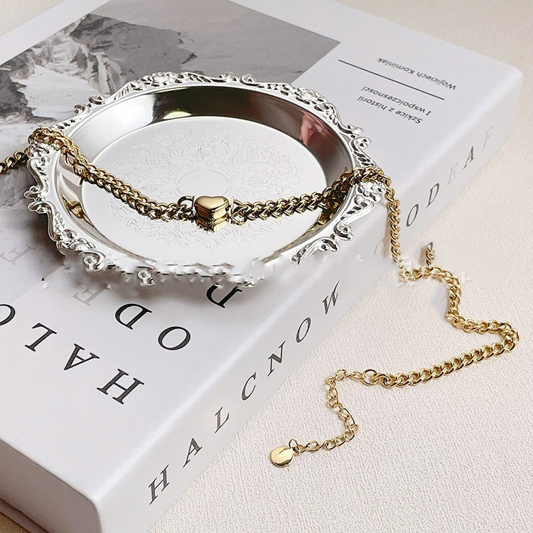 Heart Cuban Necklace