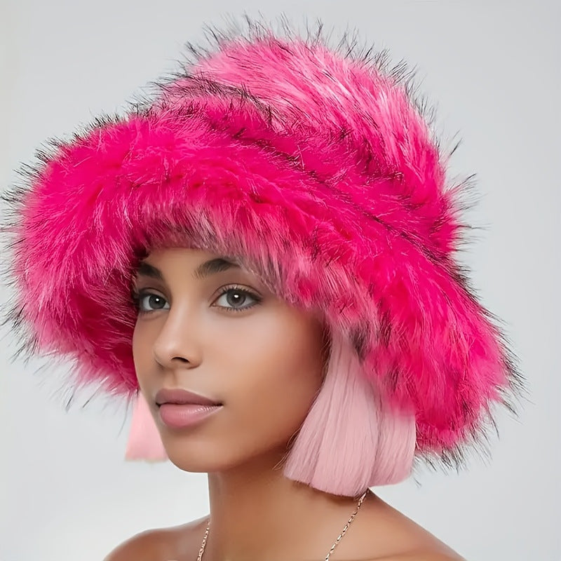 Warm Plush Faux Fur Thickened Raccoon Fur