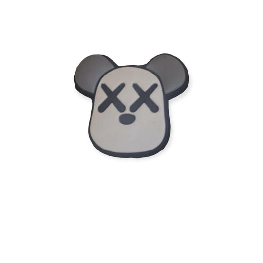 Grey Bear Brick Shoe Charm - Savge Charmz