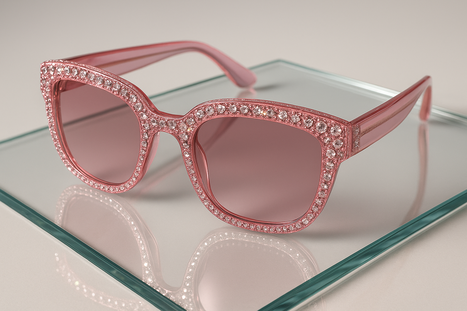 Pink bling sunglasses
