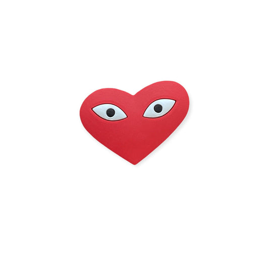 Red Heart Shoe Charm - Savge Charmz